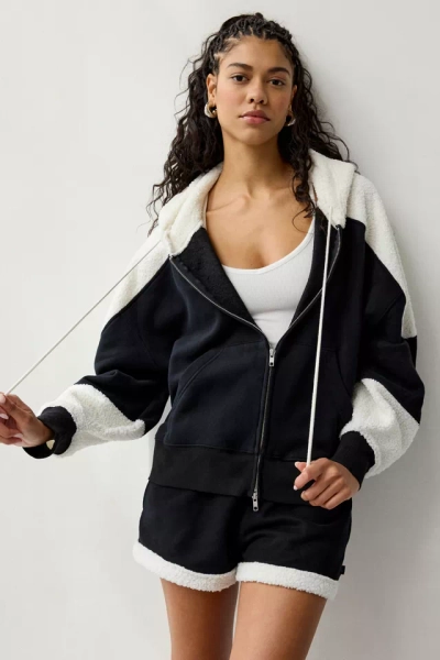 Out From Under Snow Days Oversized Fleece Full-Zip Hoodie Sweatshirt