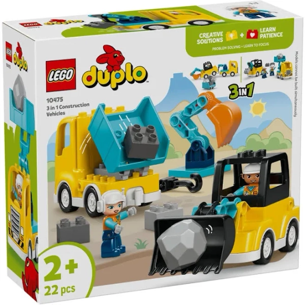LEGO DUPLO 3 in 1 Construction Vehicles