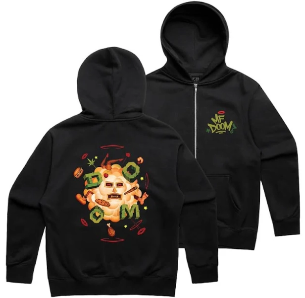 MF DOOM MM..Food 20th Anniversary Fight Cloud Zip Hoodie