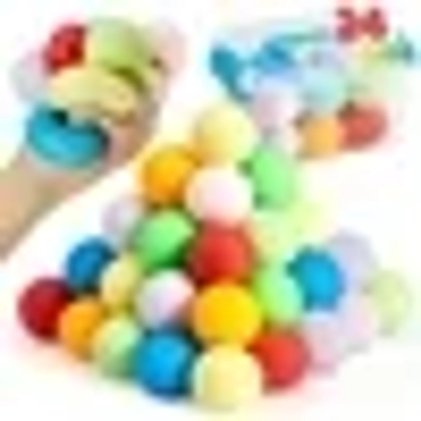 Joyfy 24 Pack Squishies Party Favors for Adults Slow Rising Mini Stress Ball Fidget Toys for Kids Stress Relief Anxiety Calming Squeeze Balls, Goodie Bag Stuffers(1.57")