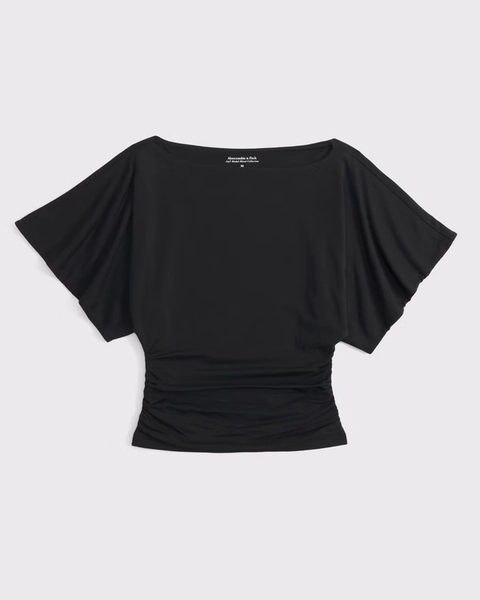Flutter Sleeve Slash Top