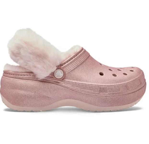 Crocs Women’s Classic Platform Fuzz Lined Clogs | Black Friday Sale TikTok Shop