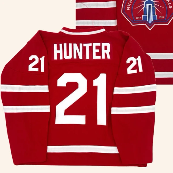 Heated Rivalry Merch New York Admirals Hockey Jersey Hunter 21 Jersey Christmas Gifts For Guys - Onholdfile