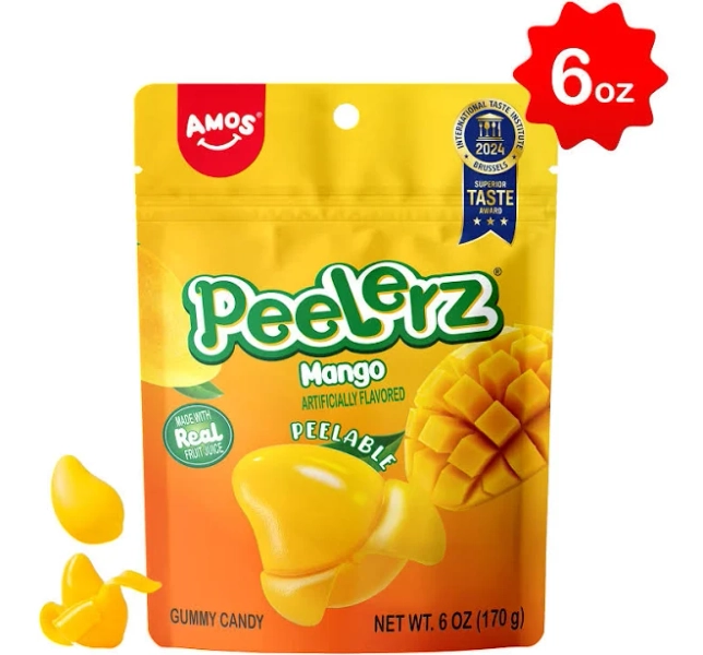 Peelerz - Peelable Gummy Mango Flavor - 6oz