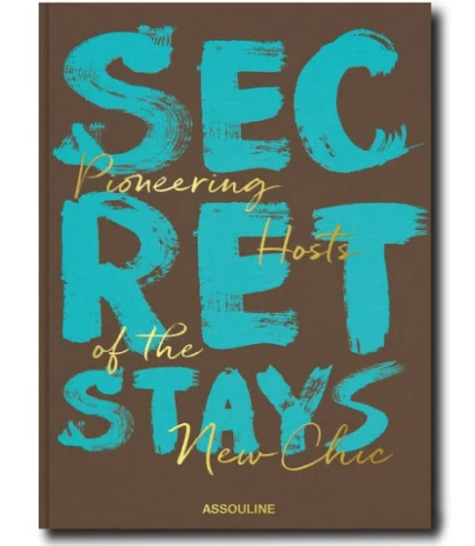 Assouline Secret Stays Hardcover Book - Brown