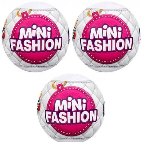 5 Surprise Mini Brands Fashion Series 1 Lot of 3 Mystery Packs