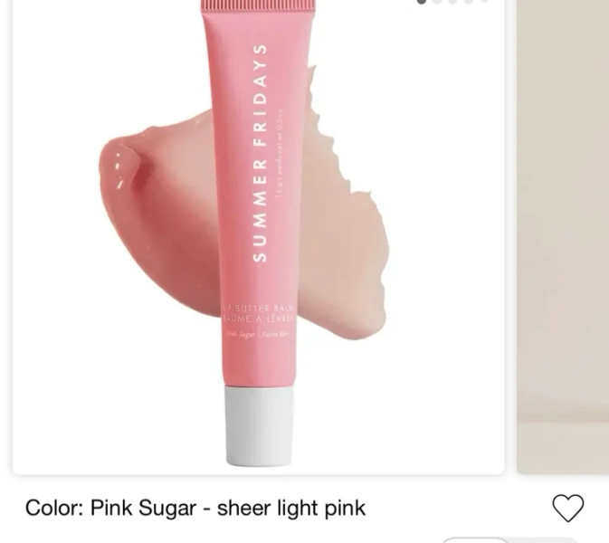 Lip Butter Balm Treatment for Hydration + Nourishing Shine - Pink Guava