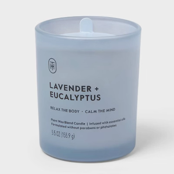Glass Lavender and Eucalyptus Jar Candle 5.5oz - Threshold™