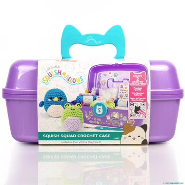 Original Squishmallows Squish Squad Crochet Case Gift