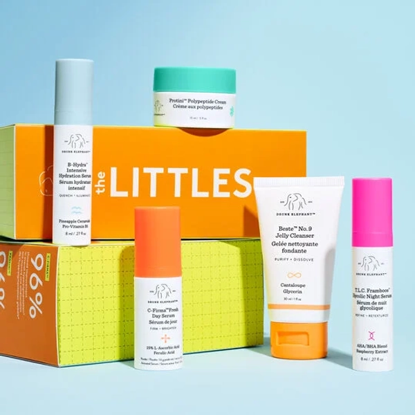 Travel-size kit for a.m. and p.m. routine | Drunk Elephant