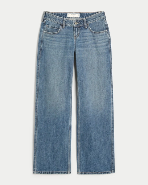 Ultra Low-Rise Baggy Jeans