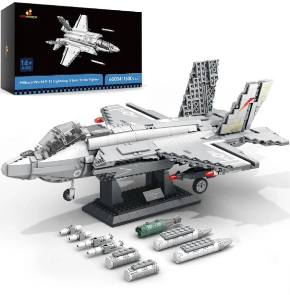 Military Fighter Jet Building Set 60004