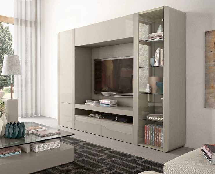 Estante TV Onda II, estilo e organização para sala