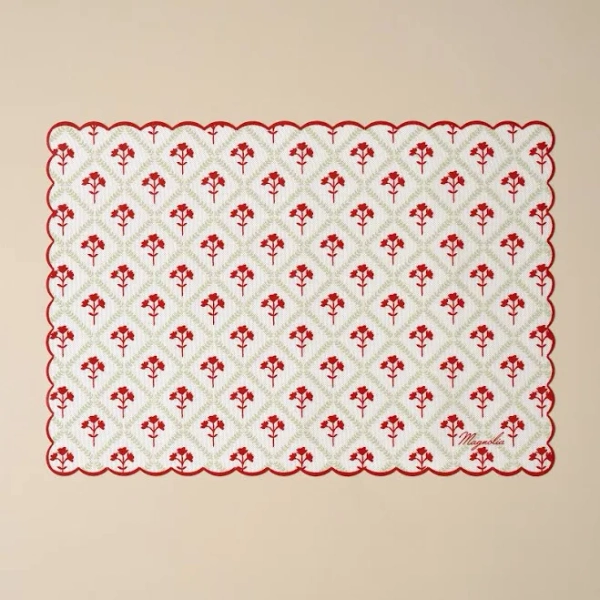 Holiday Scalloped Baking Mat