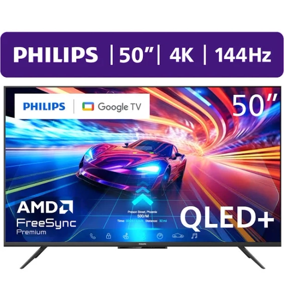Philips 50" 4K UltraHD 144Hz Qled+ Smart TV