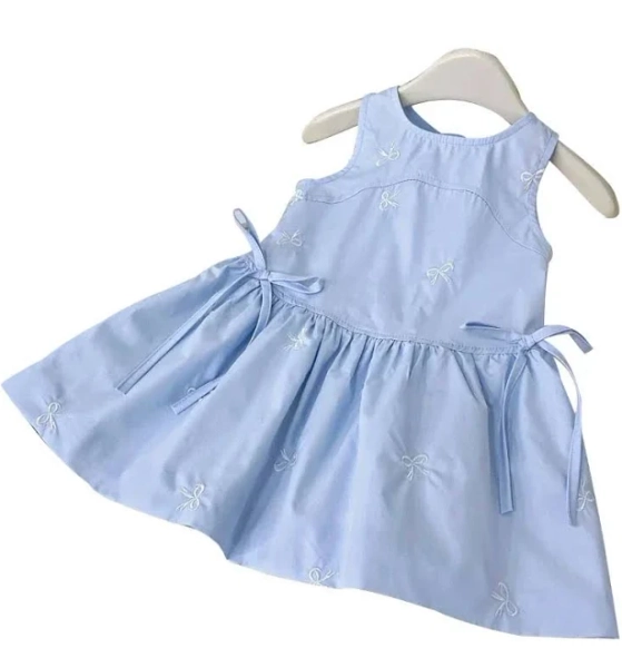 Girls' Bow Print Sundress