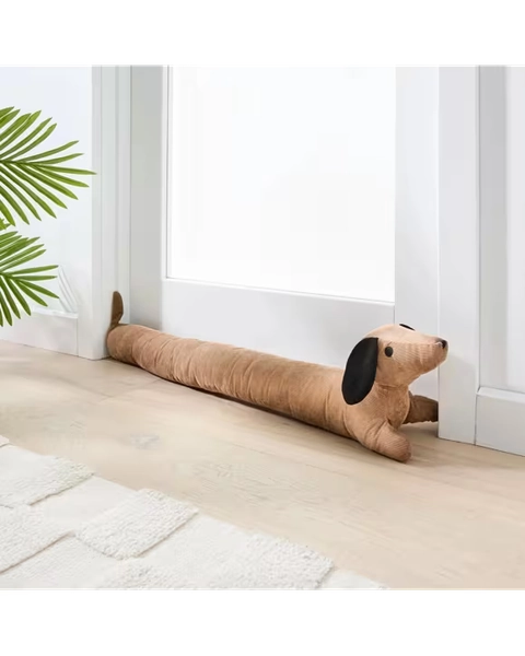 Dachshund Draught Stopper - Brown - One Size