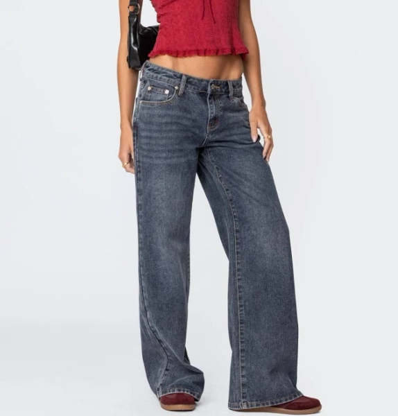 Edikted Women's Ace Relaxed Jeans