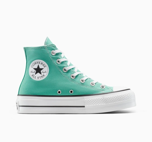 Womens Converse Chuck Taylor All Star Lift High Top Archive Sea Green