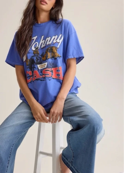Johnny Cash Oversize Tee