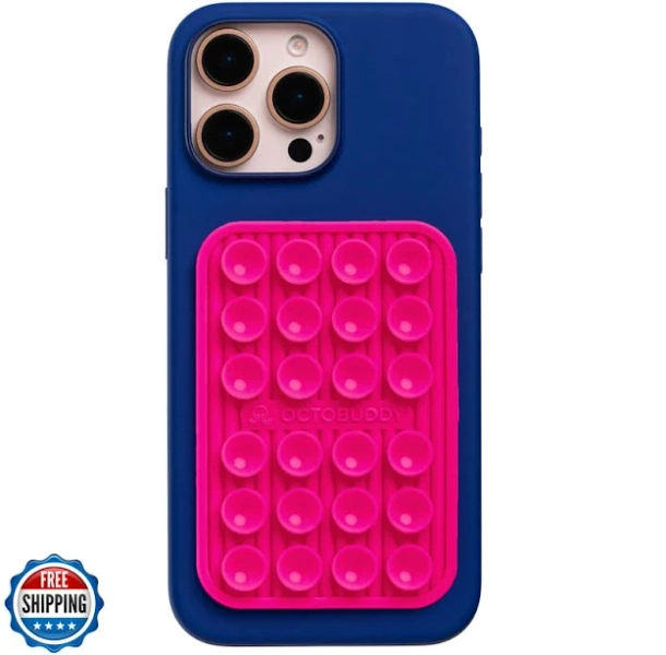 Octobuddy Textures Bubble Stripe - Silicone Suction Phone Case Ad