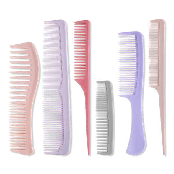 6 Piece Assorted Style Comb Set