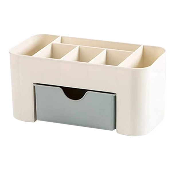 Makeup Drawer Organizer for Vanity with Brush Holder Large Capacity Cosmetic Makeup Storage Organizer Countertop Skincare Organizer for Bathroom Makeup Perfume Organizer Lotions Display Cases Box