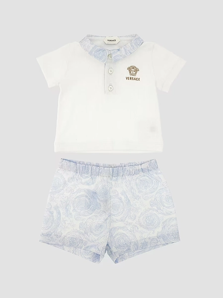 Baby Boy's Medusa Polo &amp; Shorts Set