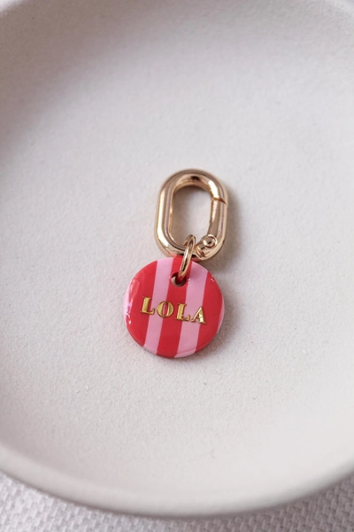 Small personalized dog tag with name | Custom dog tag | ID tag dog collar | Handmade polymer clay | Personalized dog gift