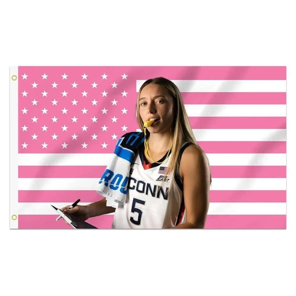 American Flag Tapestry: Paige Bueckers Decorative Flag American Flag Funny Tapestry