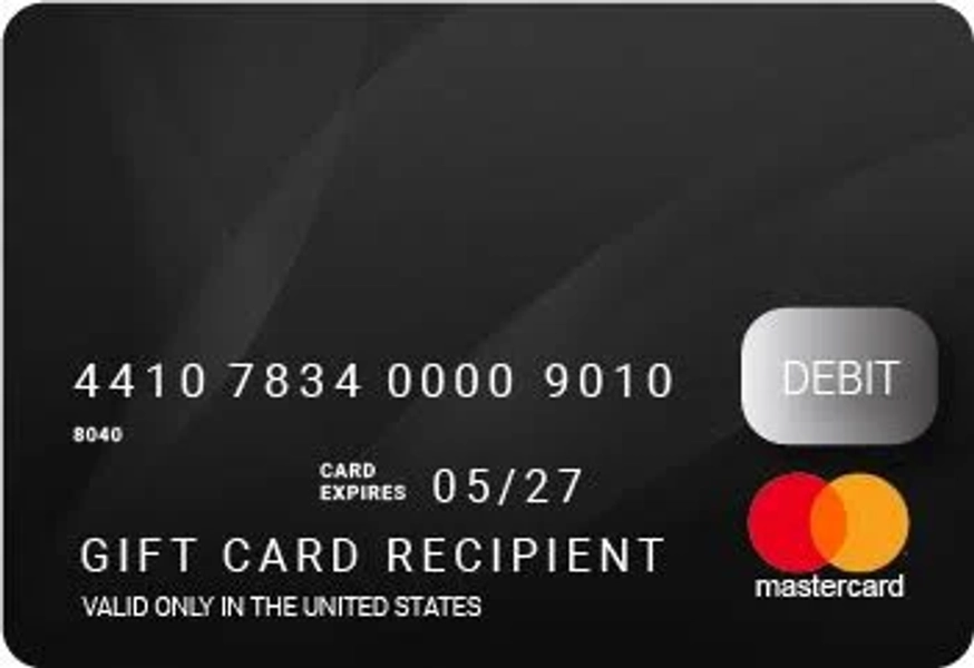 $50 US Prepaid Mastercard Gift Card - Email Delivery