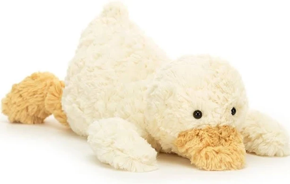Jelly Cat Tumblie Duck Stuffed Animal - Medium 14" Soft Plush Toy Best Gift