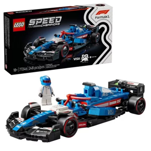 LEGO Speed Champions Visa Cash App RB VCARB 01 F1 Race Car Model Kit 77246