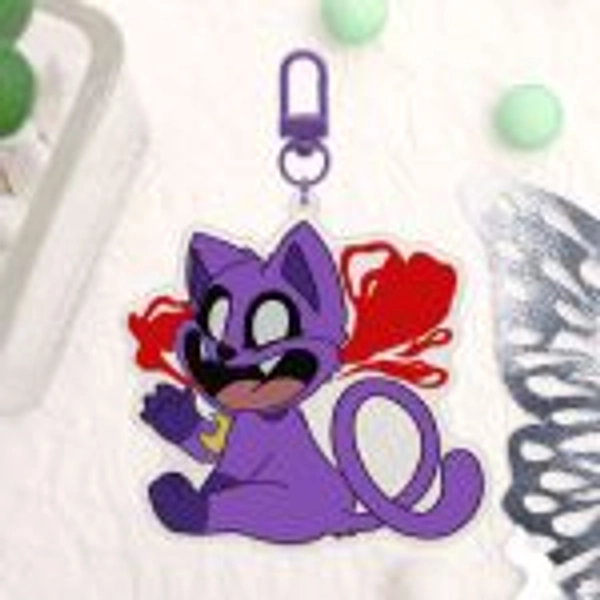 3” CatNap Smiling Critters Epoxy Keychain by Dimonika - ACGGOODS