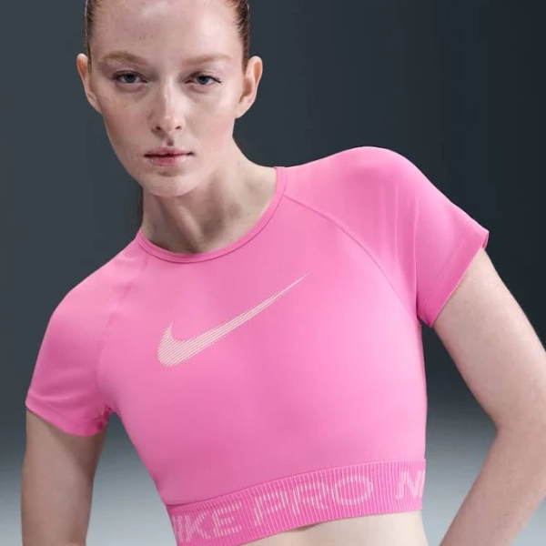 Nike Women's Dri-FIT Cropped Graphic Top