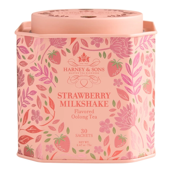 Harney & Sons Strawberry Milkshake Tea Sachets 30 Count