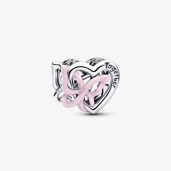 Pandora Entwined Heart Butterfly Charm