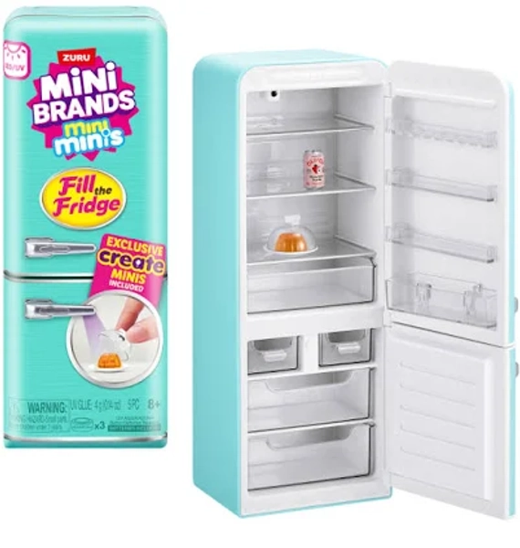 Mini Brands Fill The Fridge Playset