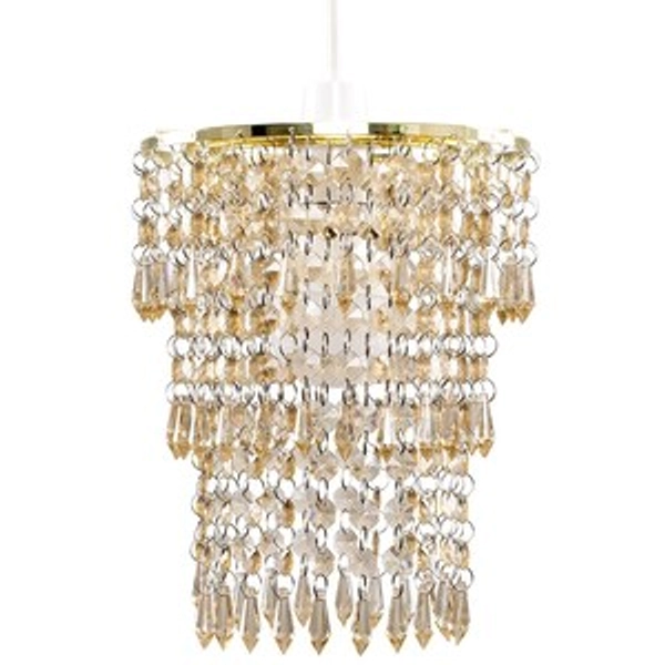 Gold Ceiling Pendant Droplets Shade