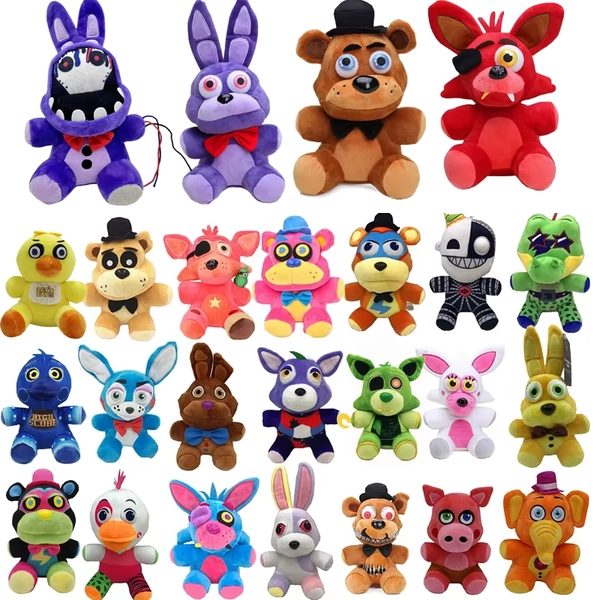 New Cartoon Five Night At Freddy Fnaf Cute Plush Toys Game Doll Bonnie Bear Foxy Stuffed Doll Freddy Toys For Children Gift