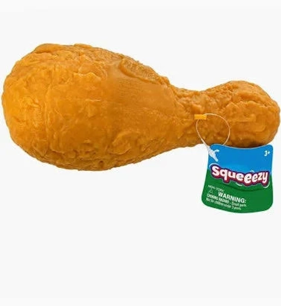 Squeezy Fried Chicken Leg Squishy Toy
