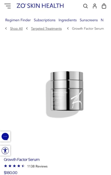 ZO Skin Health — Growth Factor Serum