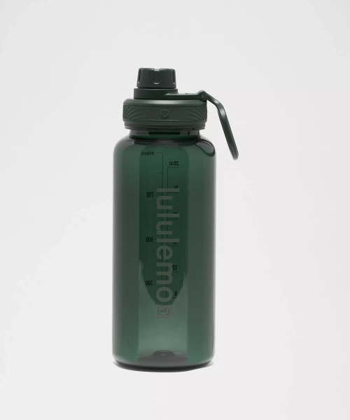 Back to Life Clear Bottle 32oz - Rainforest Green/Palm Deco - ONE SIZE