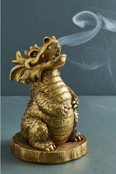 Standing Dragon Incense Burner