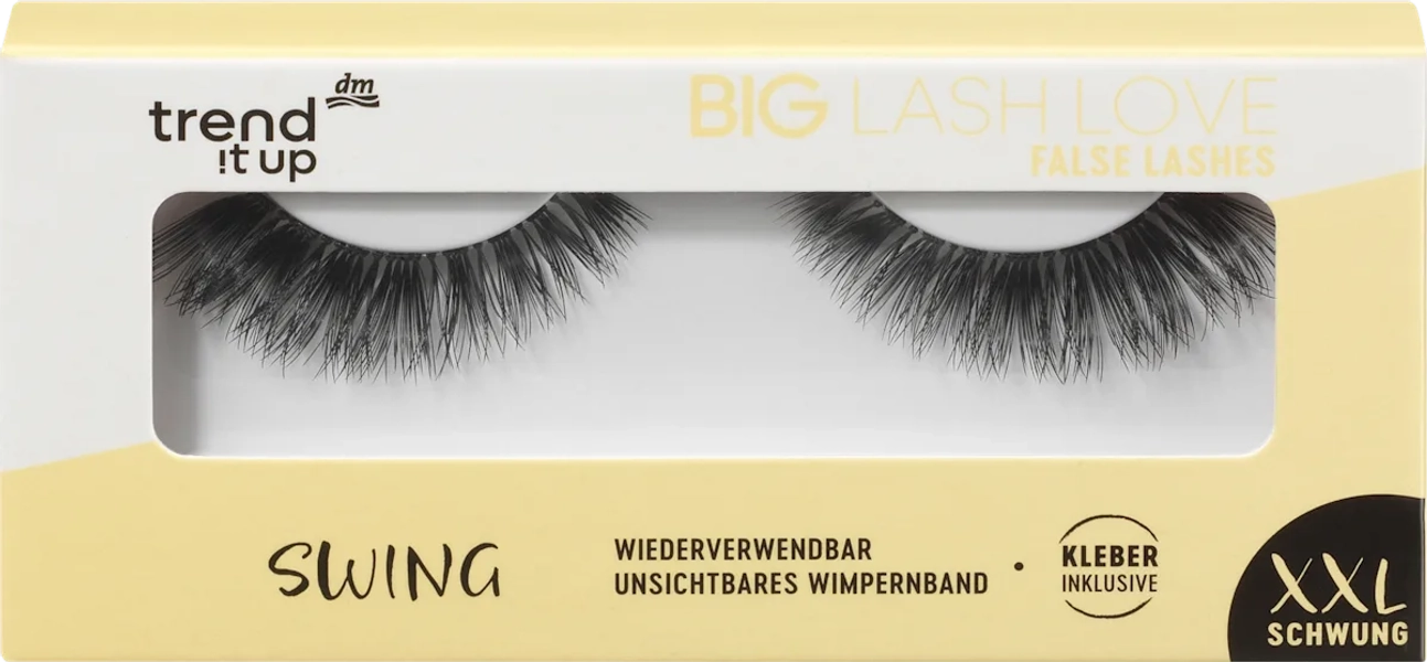 Künstliche Wimpern Big Lash Love Swing  (1 Paar), 2 St