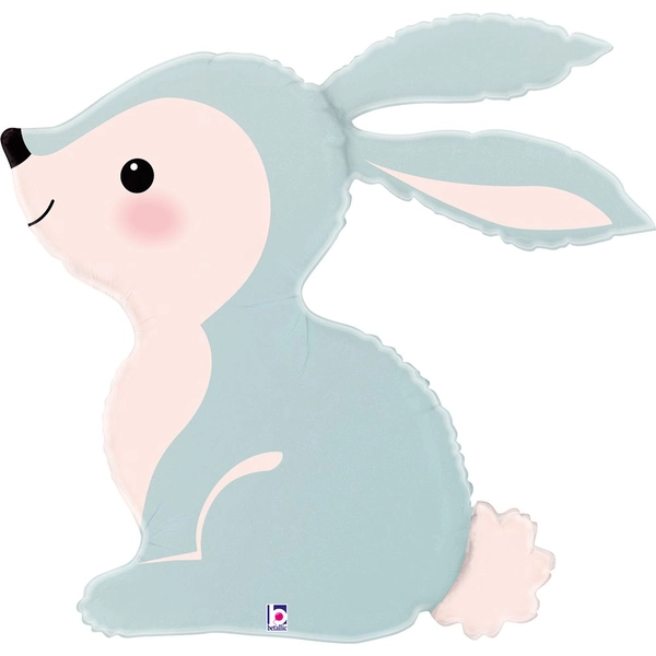 Buy Betallic 31 inch Woodland Blue Bunny Foil Balloon | Balloons4u