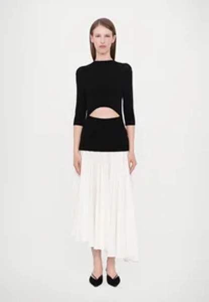 DRESS - Robe longue - black/white