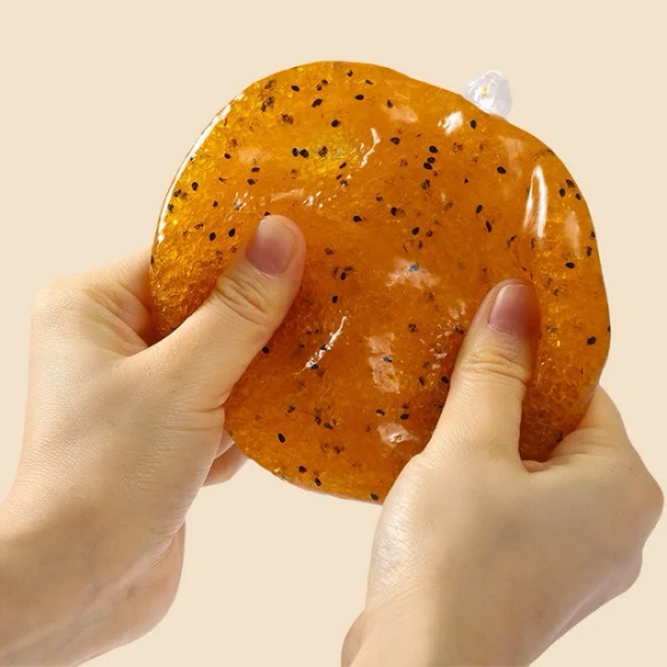 FUFUSQUISHY Sesame Pumpkin Stress Ball