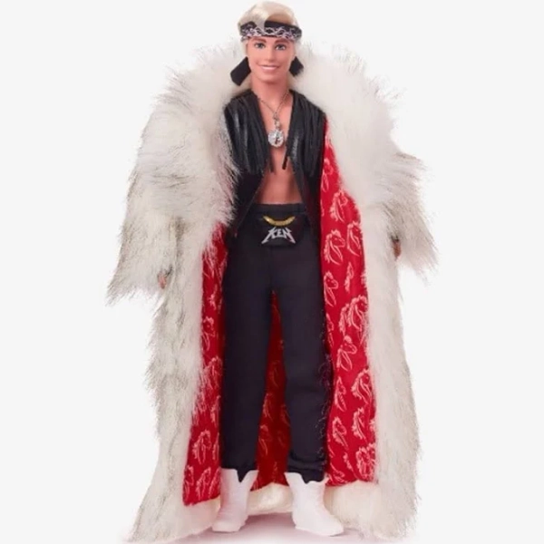 Mattel Barbie Signature Ken Doll In Faux Fur Coat And Black Vest Barbie The Movie - New Toys & Collectibles | Color: Black | Size: s