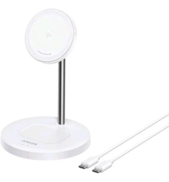Anker Maggo Iphone 16 Wireless Charger Stand Magsafe 15w Magnetic